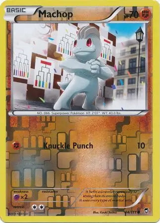 Furious Fists Machop #44/111 reverse holo